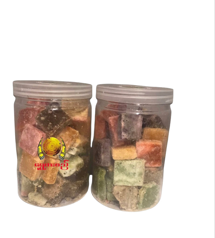 ရသာစုံ ထန်းလျက်ခဲ ( သရက်+ သံပုရာ+ စပျစ်+ဒိန်ခဲ+ ကော်ဖီ )